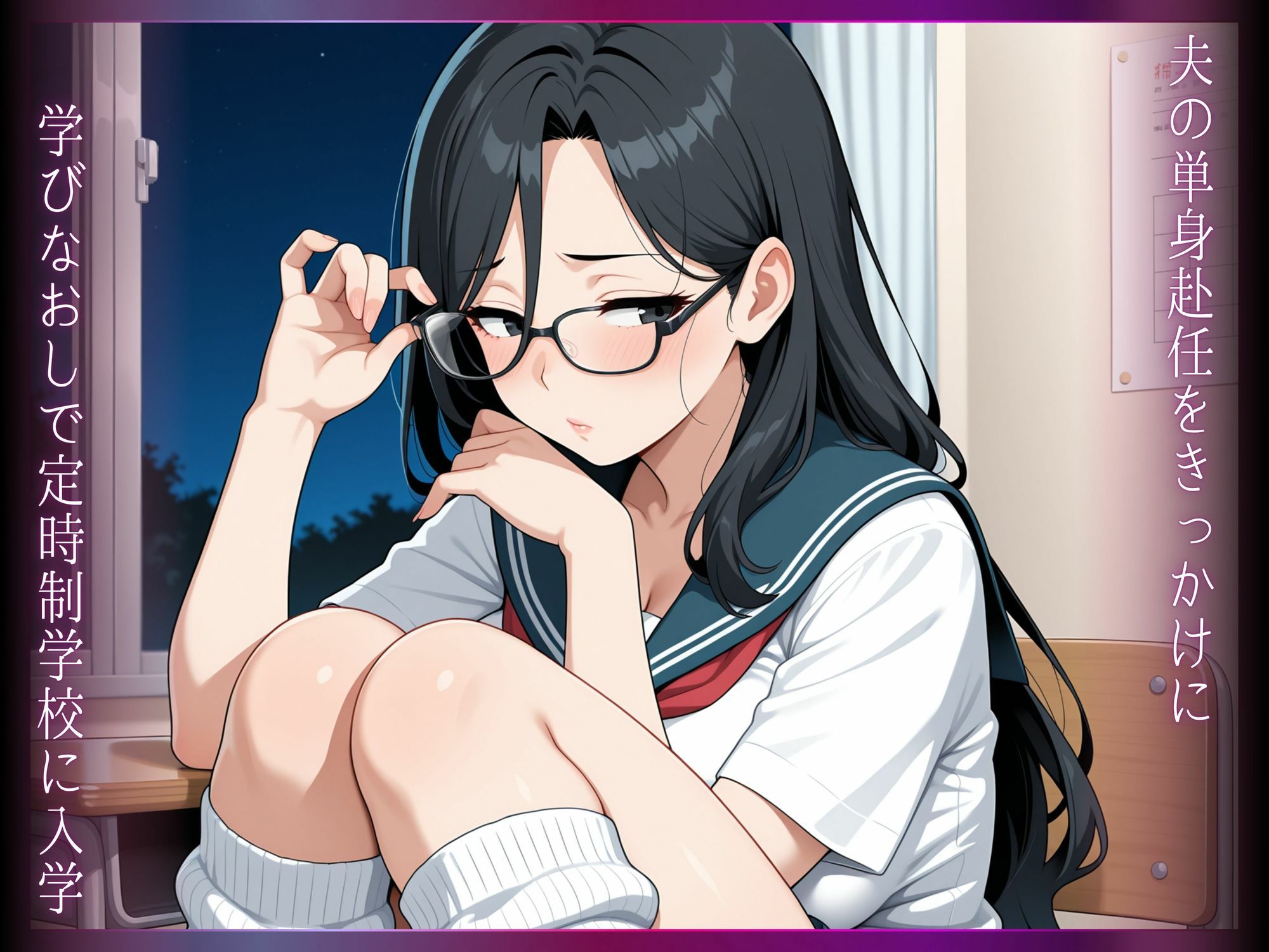 サンプル画像1:単身赴任中の夫を裏切り通い続けるJK熟女学園先生達のボディタッチで股間びしょ濡れ 3(キンコンカンコン（禁根姦魂）) [d_611541]