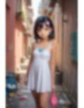 東南アジアの路地裏少女