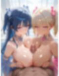 巨乳踊り子とハーレムエッチ