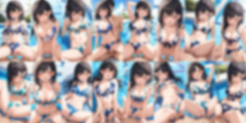 花柄ビキニで中出しエッチ【500枚】 画像10