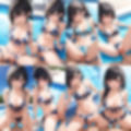 花柄ビキニで中出しエッチ【500枚】