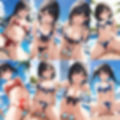 花柄ビキニで中出しエッチ【500枚】