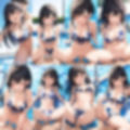 花柄ビキニで中出しエッチ【500枚】