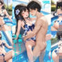 花柄ビキニで中出しエッチ【500枚】
