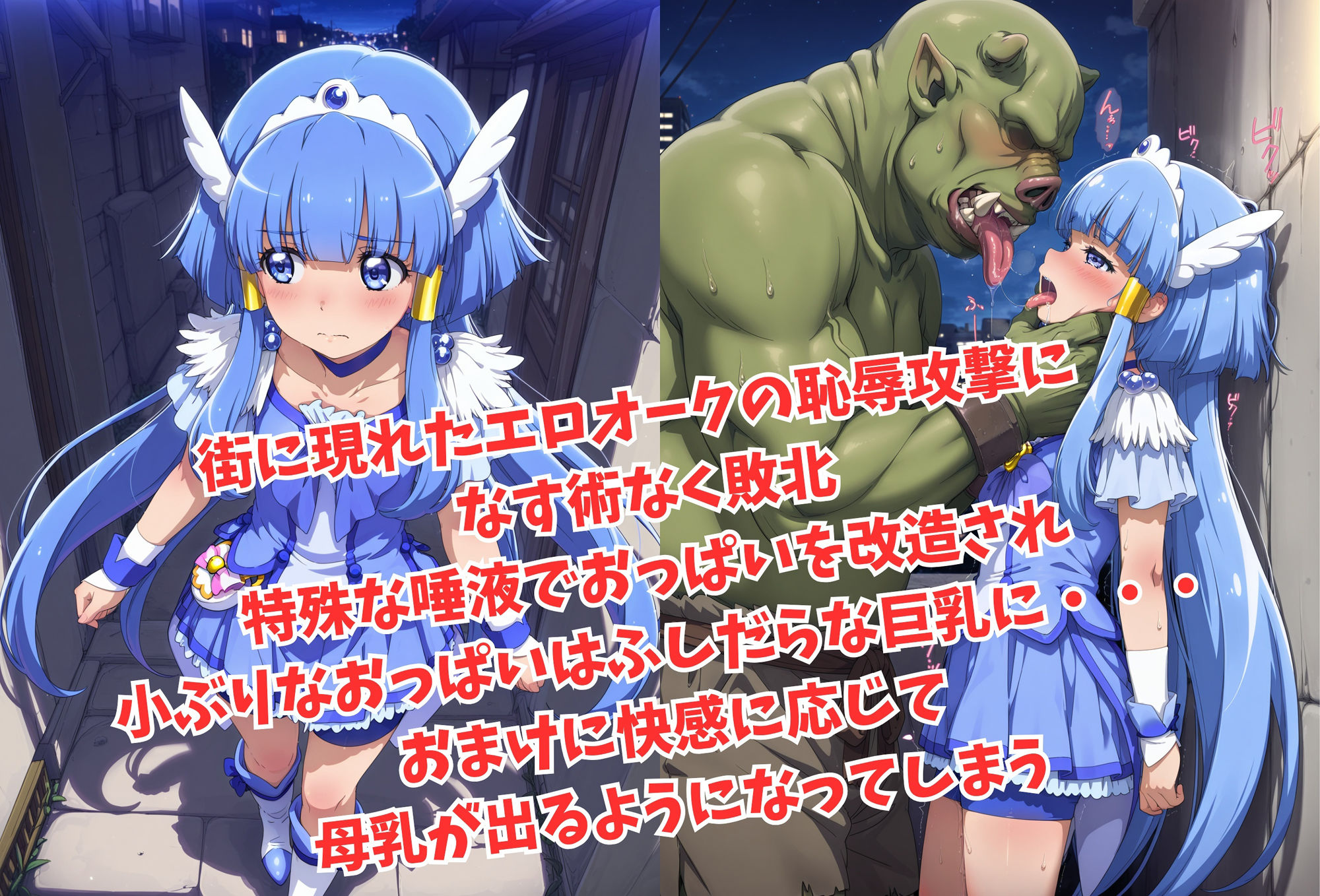 サンプル画像1:がんばれ！ビューティちゃん☆(絵心あいのAI生成アトリエ) [d_611614]