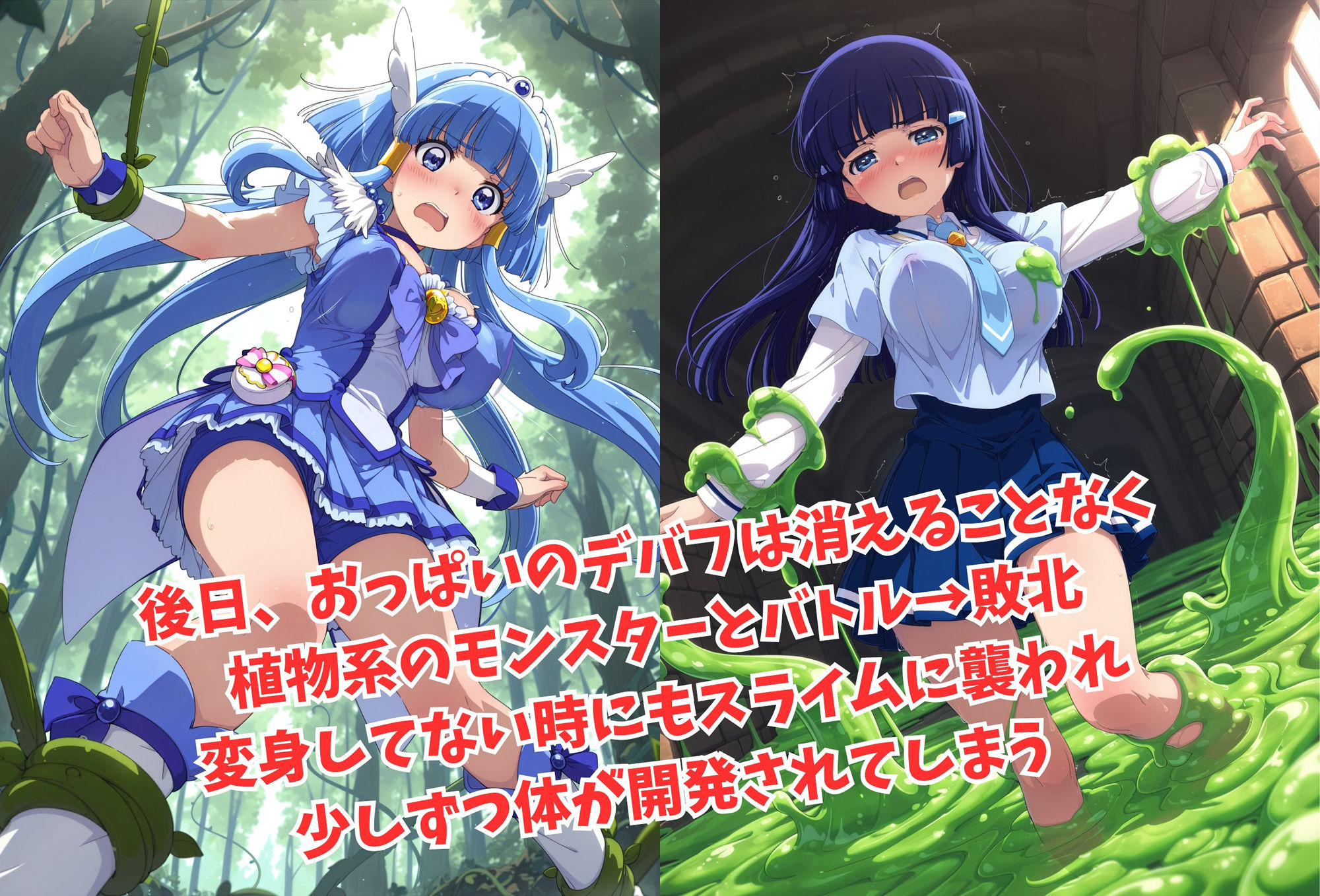 サンプル画像2:がんばれ！ビューティちゃん☆(絵心あいのAI生成アトリエ) [d_611614]