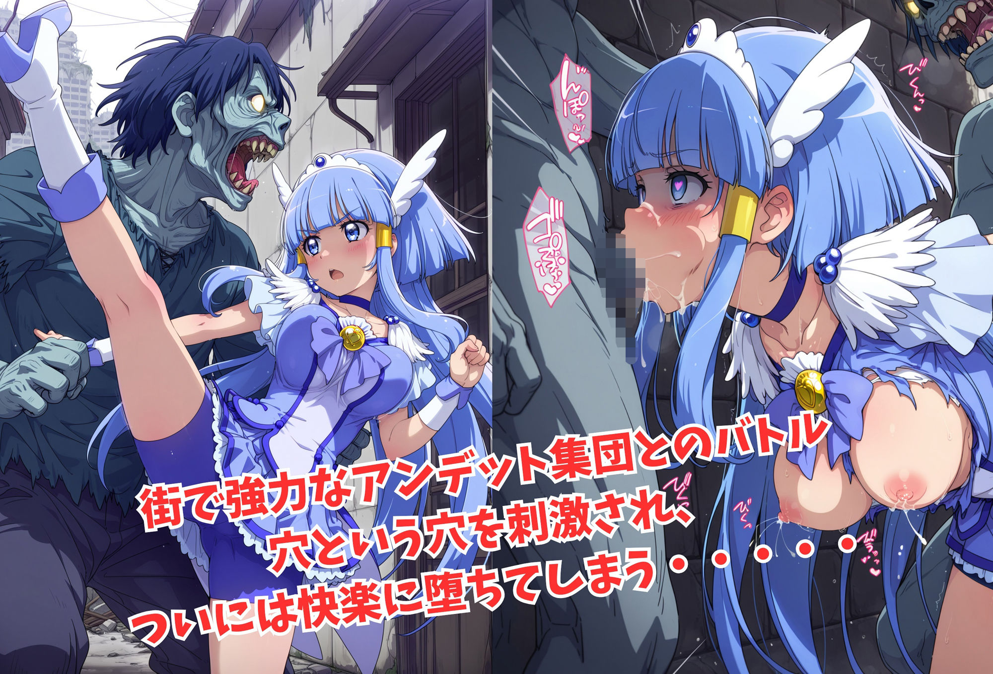 サンプル画像3:がんばれ！ビューティちゃん☆(絵心あいのAI生成アトリエ) [d_611614]