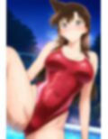 毛〇蘭  赤ハイレグ