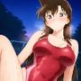 毛〇蘭  赤ハイレグ