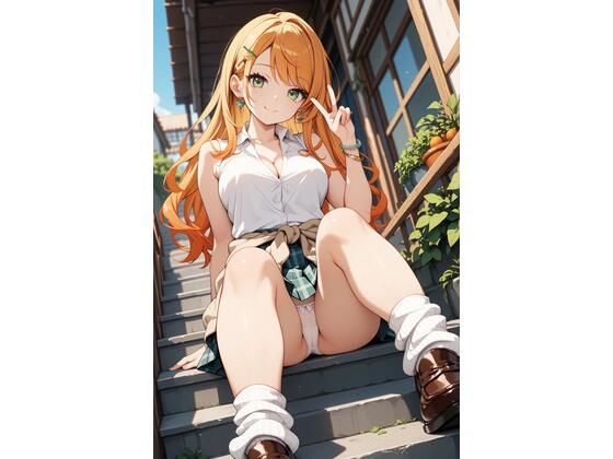 オレンジ髪ちゃんとえっちなえちえち【ケイノさんち】