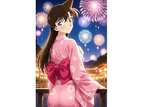 d_611673｜毛〇蘭  浴衣で花火【HKMアート】