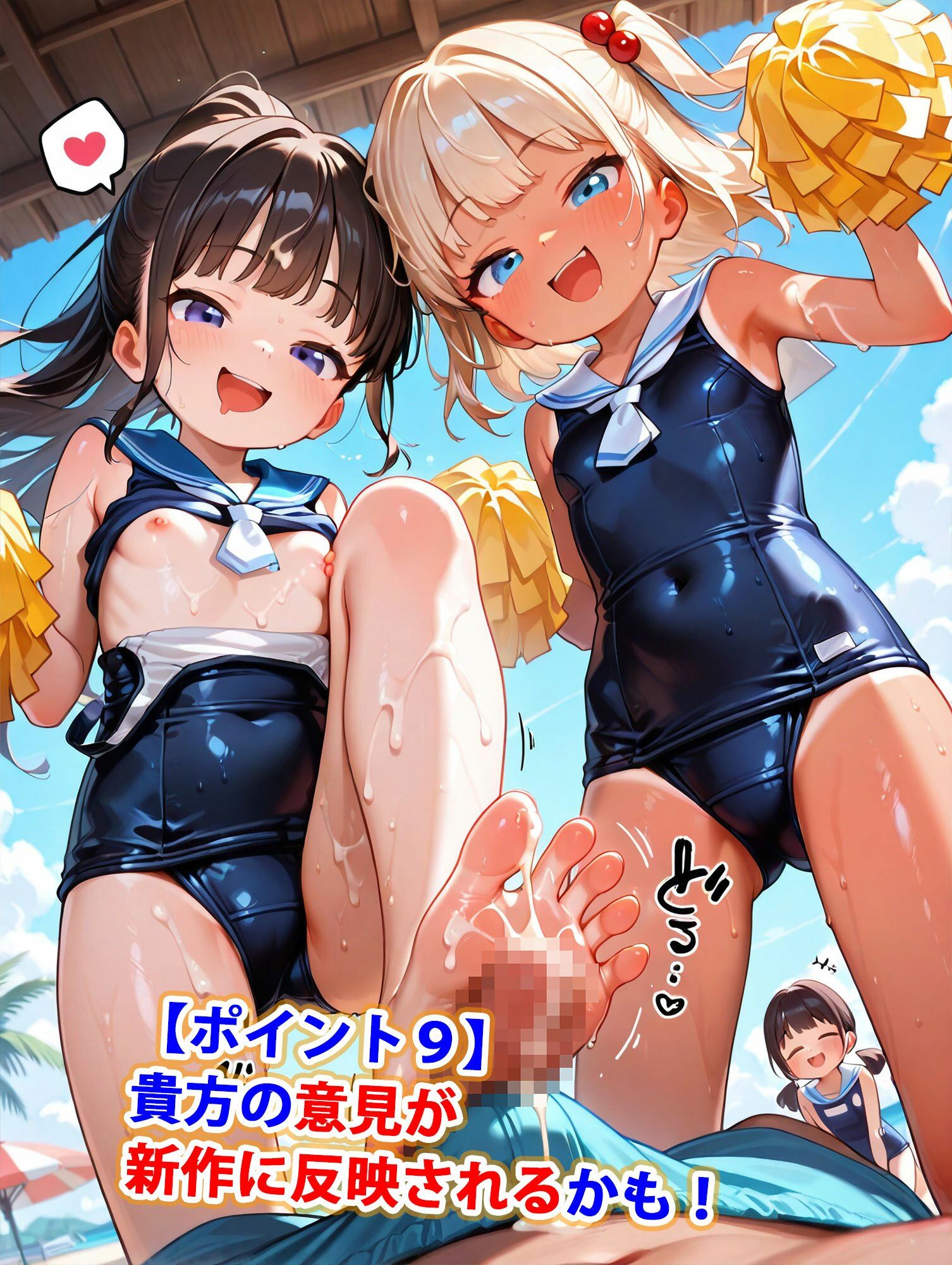 ロリ少女チアセーラースク水純ハーレム10