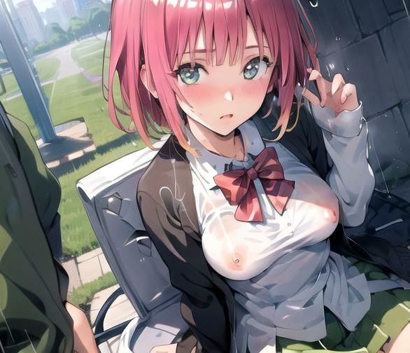 サンプル画像2:【はだかの幼馴染】 日常とは異なる風景が広がる教室 いつからこうなったんだろう・・ 君の湿ったYシャツが 色っぽいくて仕方がない  ＃18(美女の親指) [d_611722]