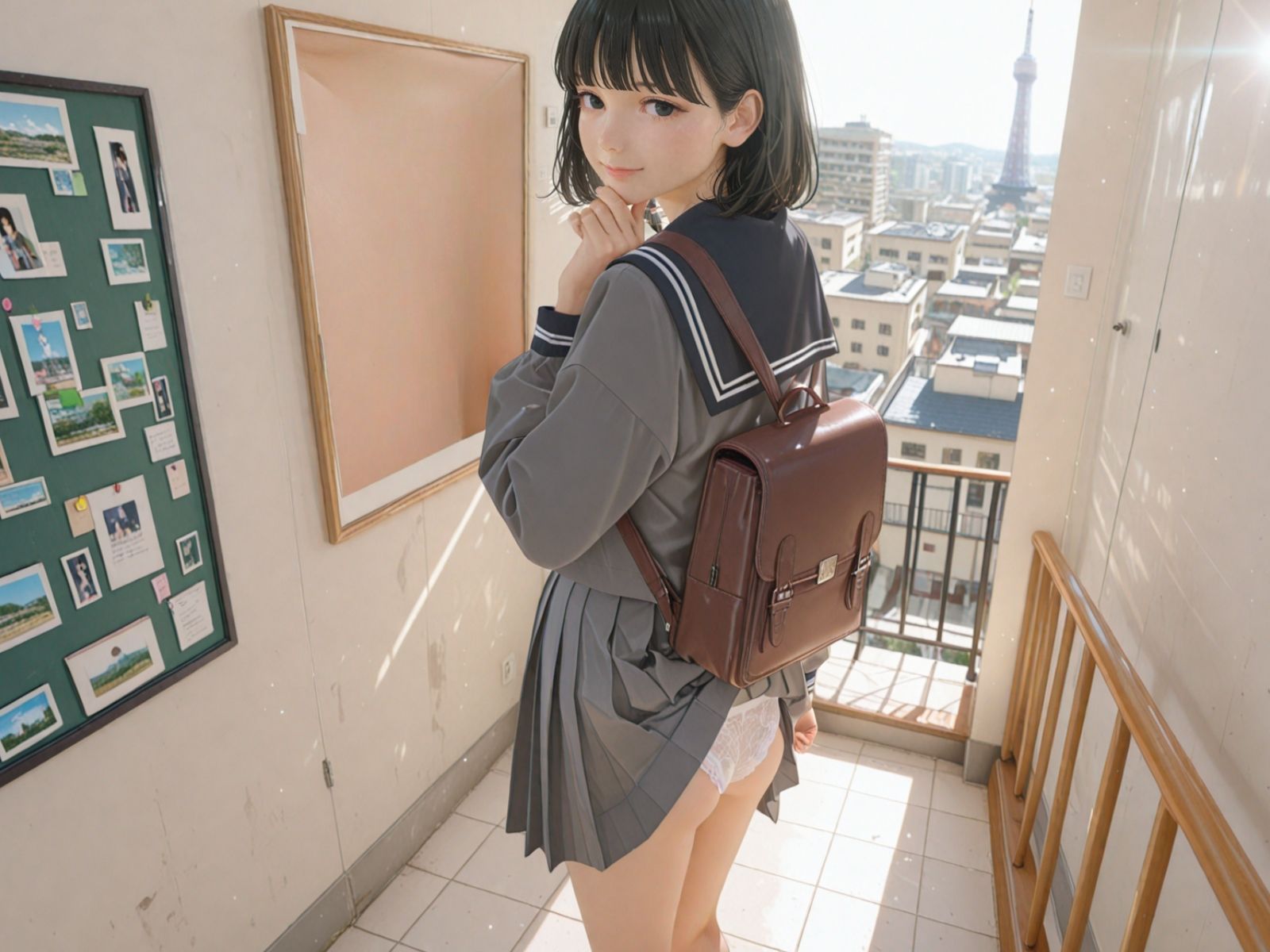ぱんちら 見せつけ 画像1