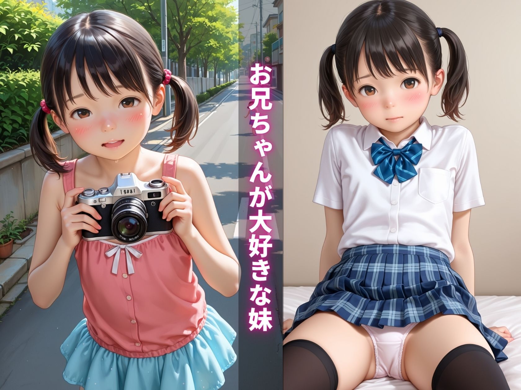 ツインテールの激可愛い妹が兄のちんぽを求めすぎて困ってます。 ろりっ子暮らし エロ画像3