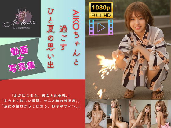 【AI×動画】AIKOちゃんと過ごす ひと夏の思い出 ギャルといちゃいちゃSEX【AIKO】