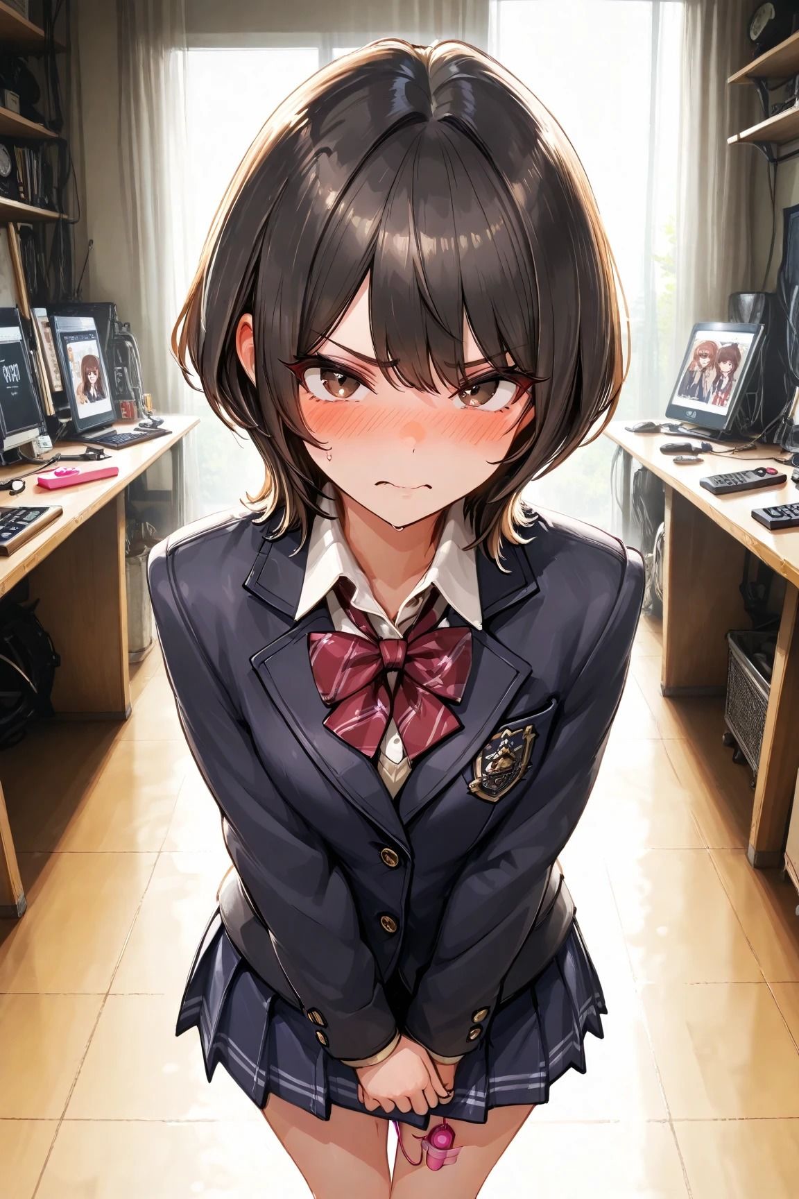 サンプル画像5:パンツの中にリモートバイブをいれられたJK(カルビタウン) [d_611915]