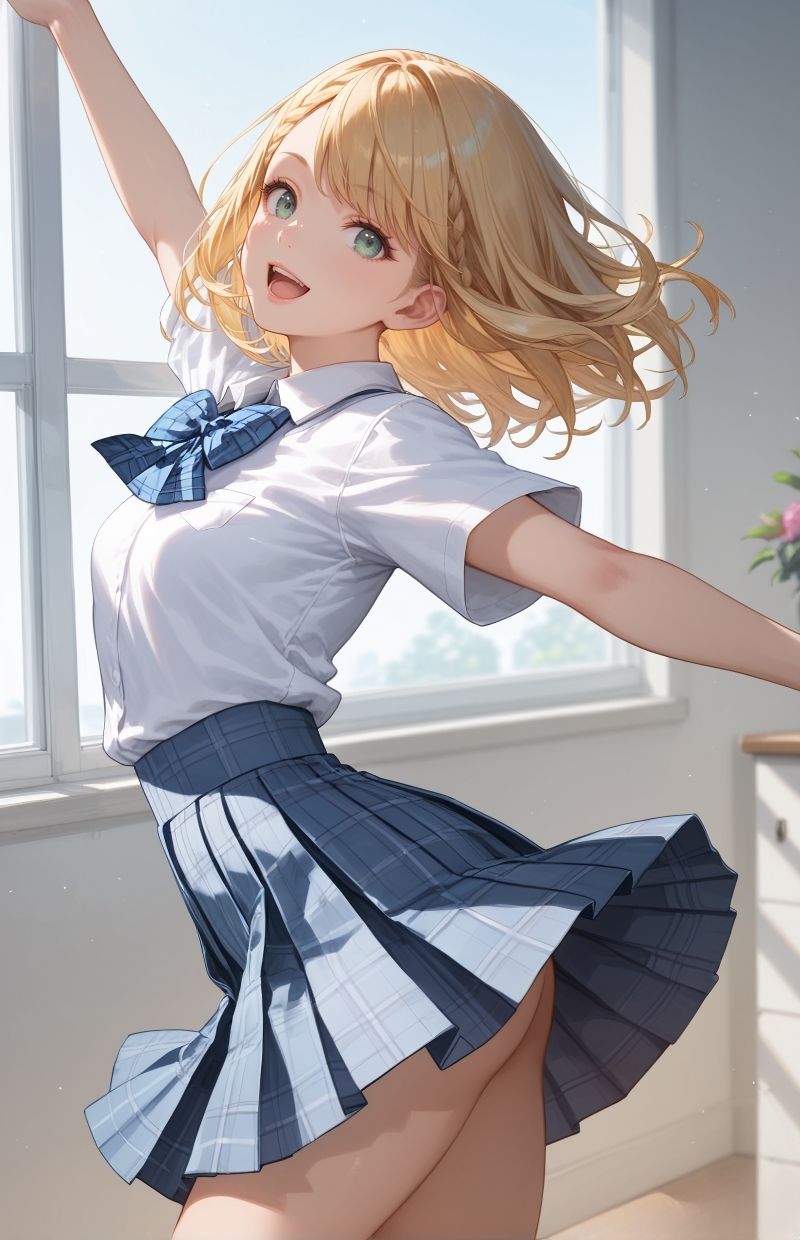 サンプル画像1:グラビア＆裏画像 JKアイドル 桜井れいな(AIらぼんぬ) [d_611969]