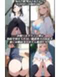 露出＆下着見せつけフェチ特化 2020年代アニメ作画特集 下着を見せつけるギャルたち 白ギャル編 -その1-  500枚を撮影-