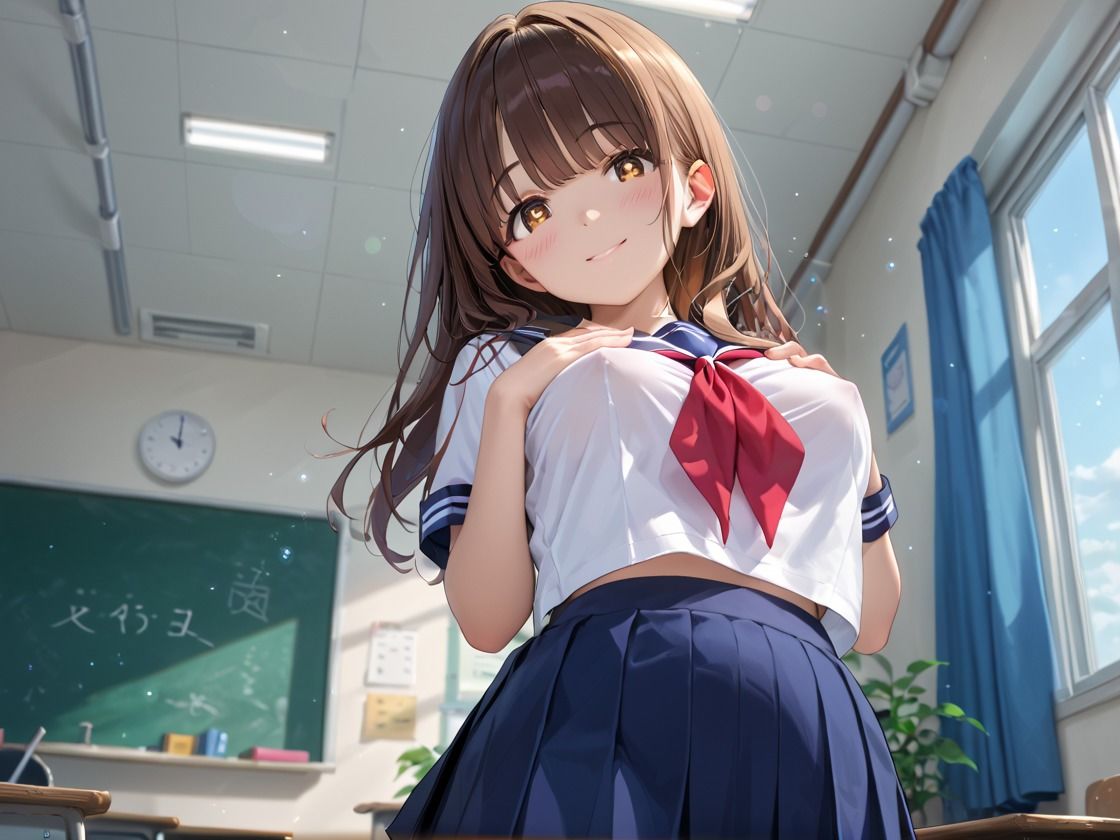 サンプル画像4:ハメ撮り制服姿の女子校生〜エッチな撮影会〜(もっちりん) [d_612034]