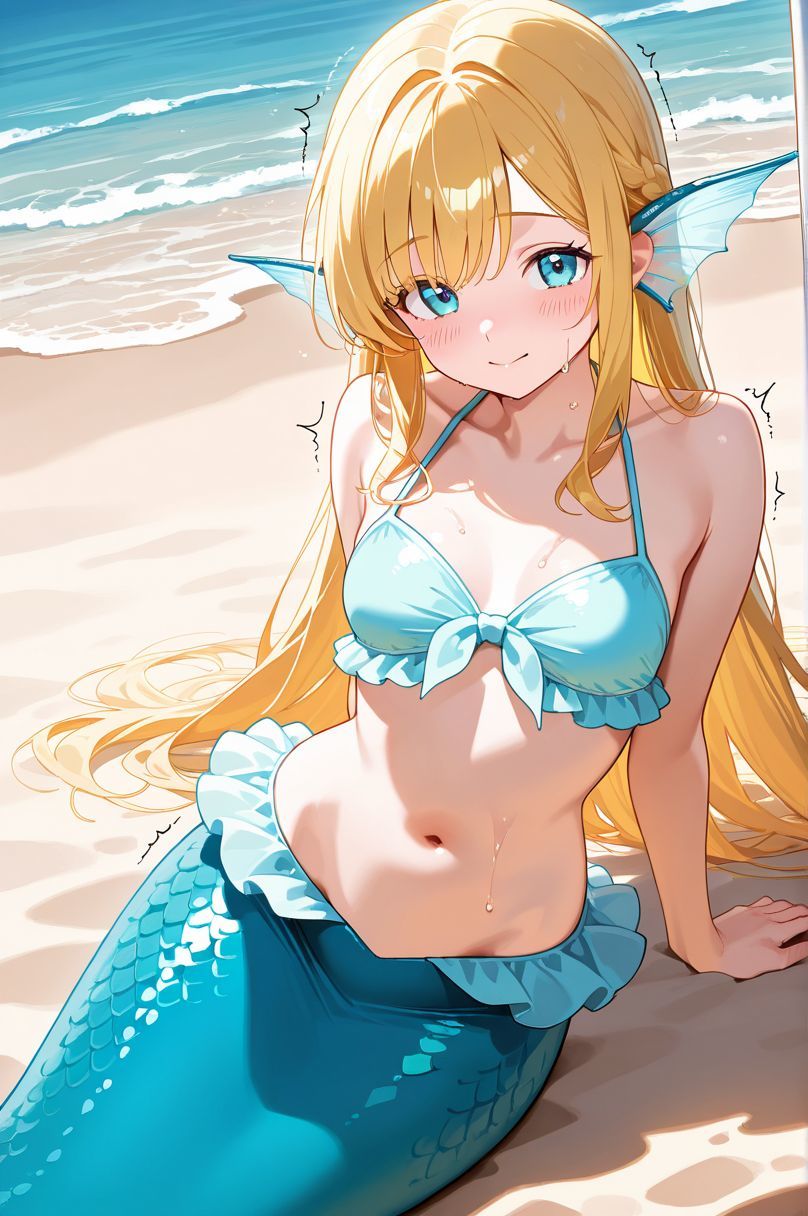 サンプル画像1:「恋をしたけも耳マーメイドは、あなたのために人間になる」(月夜にだけ許されること) [d_612107]