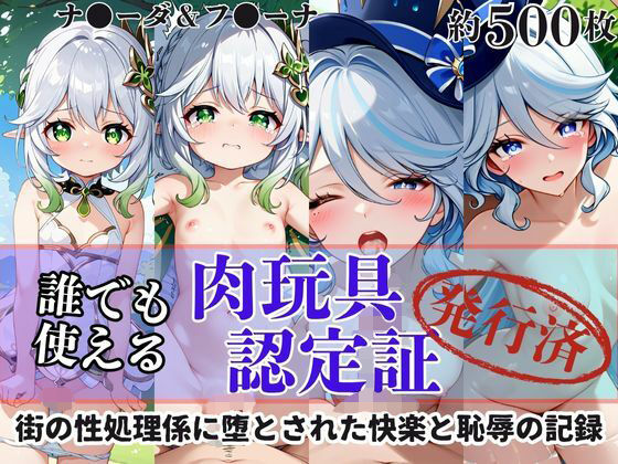 肉玩具認定証発行！！街の性処理係堕ち。―快楽と恥辱の記録―ナ●ーダ＆フ●ーナ編[Usual.]
