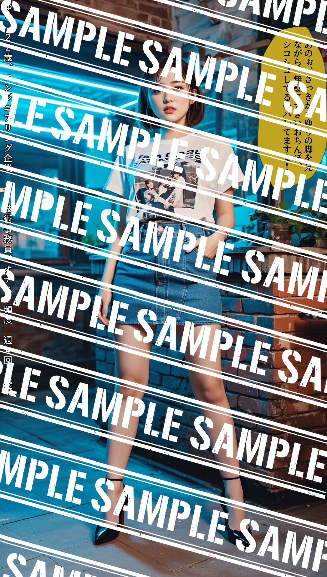 サンプル画像3:ミニスカデニムの甘い罠〜生足フェチをロックオン〜 vol.4（最終巻）(あらぶるま18＋) [d_612170]