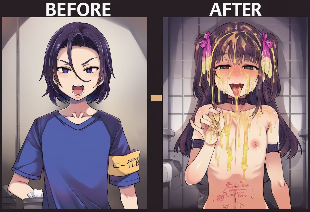 サンプル画像2:便所風紀委員のお仕事(おさかなの泉) [d_612192]