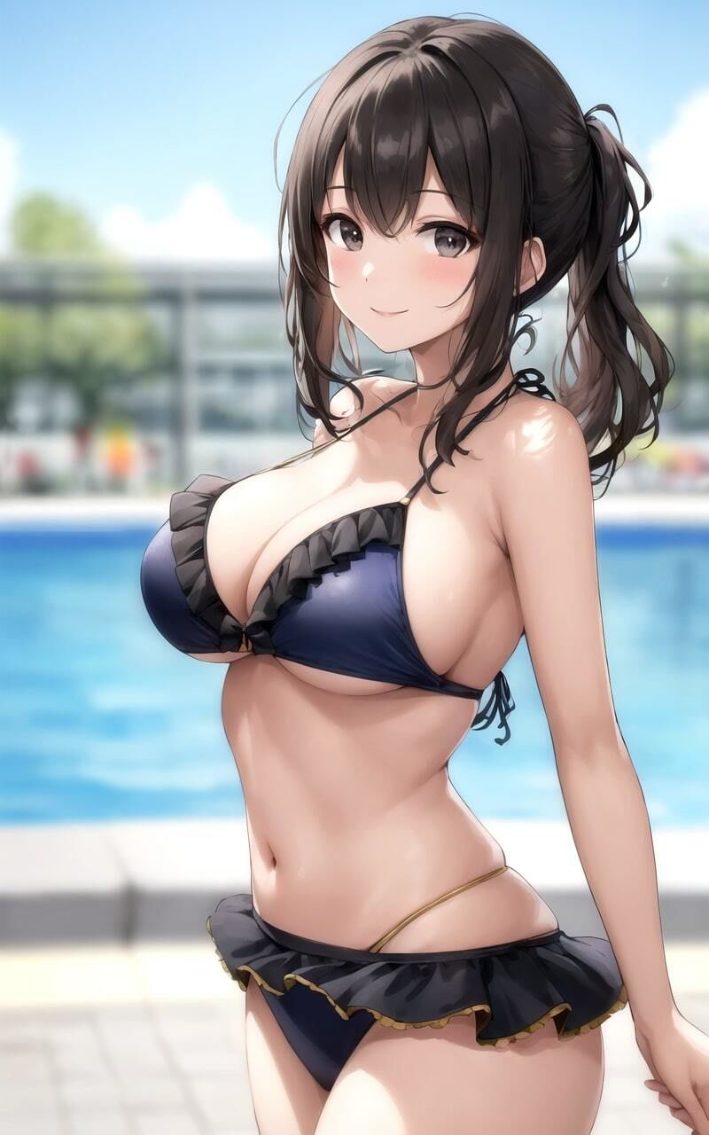 サンプル画像3:夏はプールで遊ぼうよ！二次元水着美少女特集(夢叶党) [d_612196]