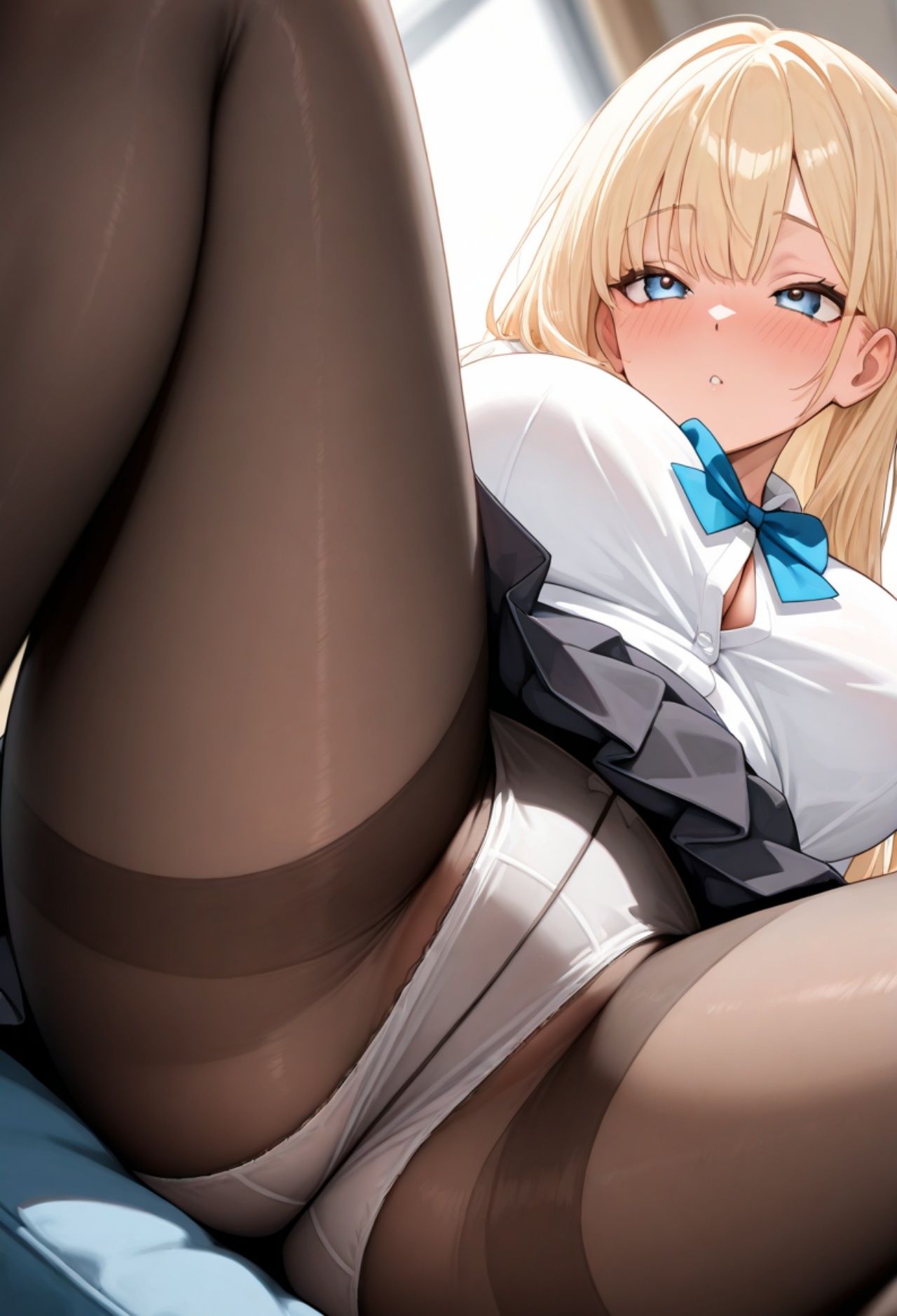 サンプル画像1:性育学院  NO.19  爆乳黒髪＆金髪ギャル(マンゴージュース) [d_612236]