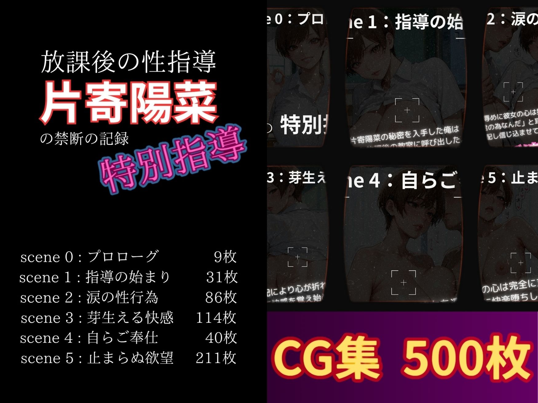 サンプル画像1:放課後の性指導 〜片寄陽菜の禁断の記録-ハメ撮り(mapuememaru) [d_612295]