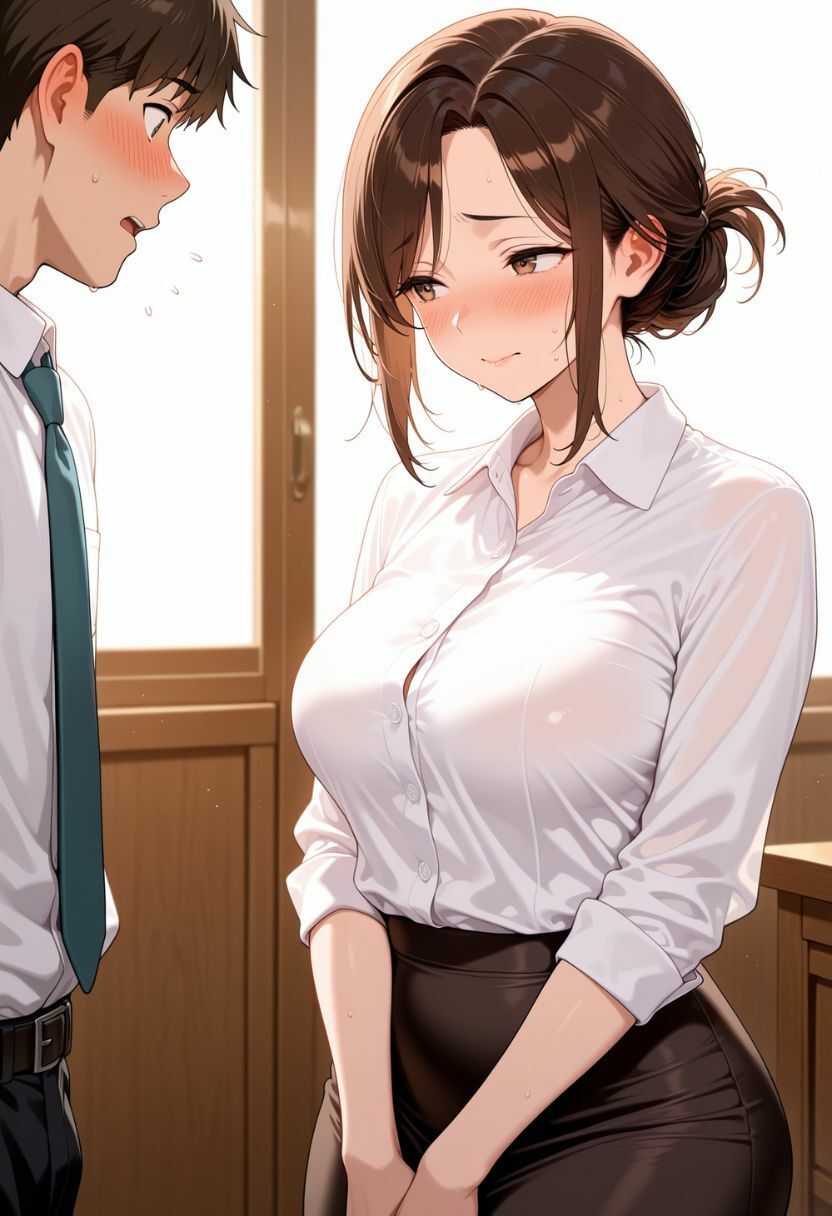 サンプル画像1:先輩の弱みを握ったら抵抗できないようなので好き放題させてもらう(恥ててて) [d_612370]