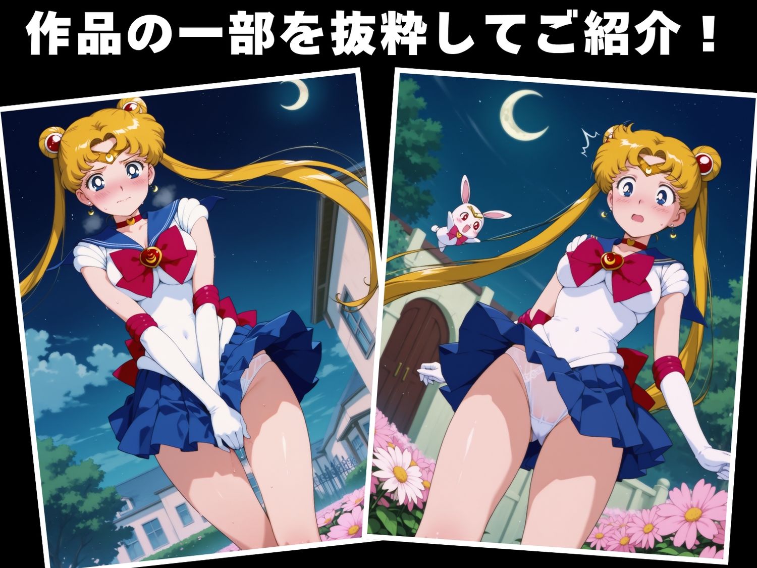 サンプル画像1:【種付け・催●】月● うさぎ(月灯りの下で) [d_612497]