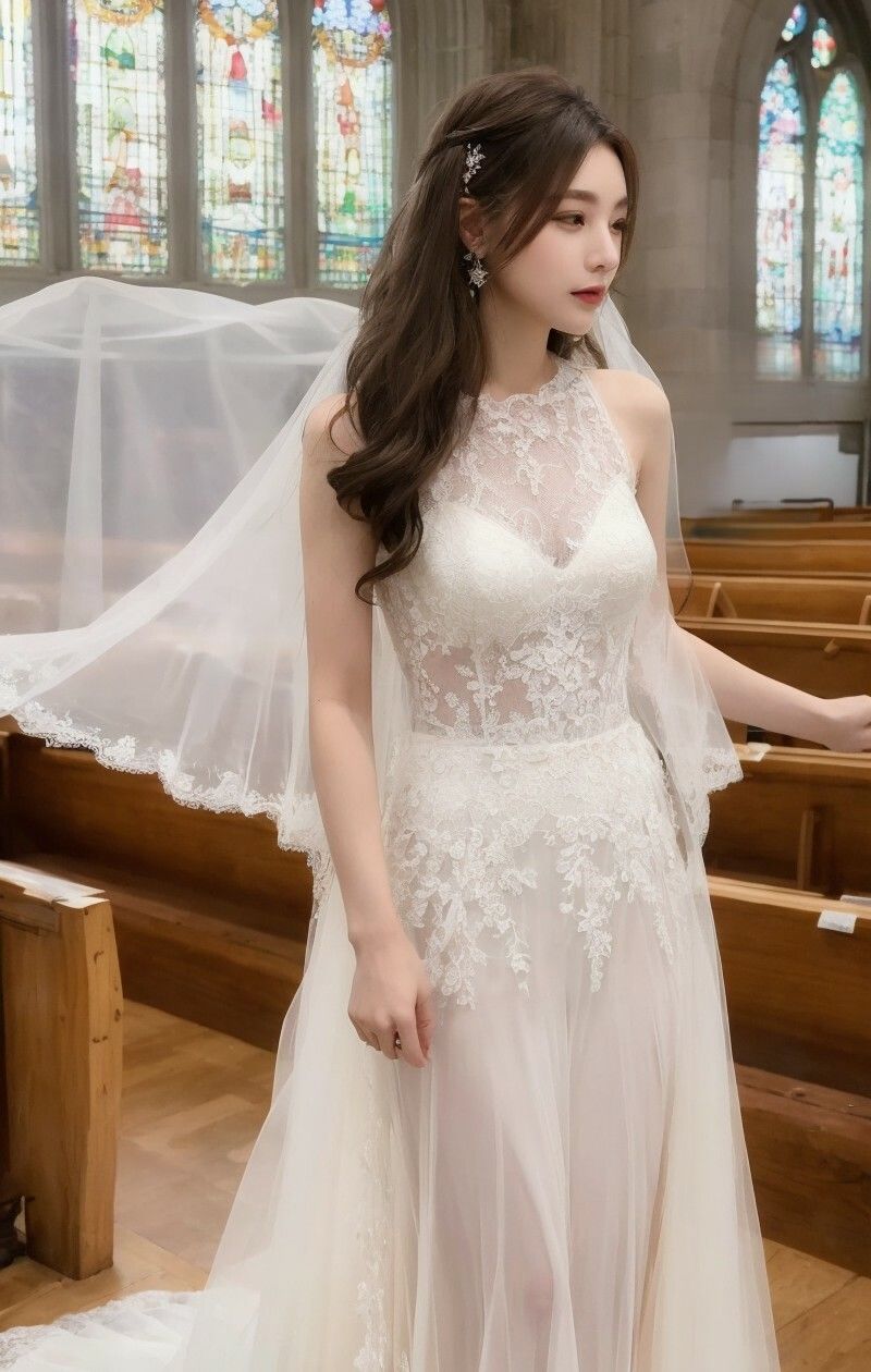 サンプル画像3:【美女名録】vol2.17  白い約束──その夜に永遠を誓う  200枚【AIグラビア写真集】(AI美女制作参謀本部4課) [d_612540]