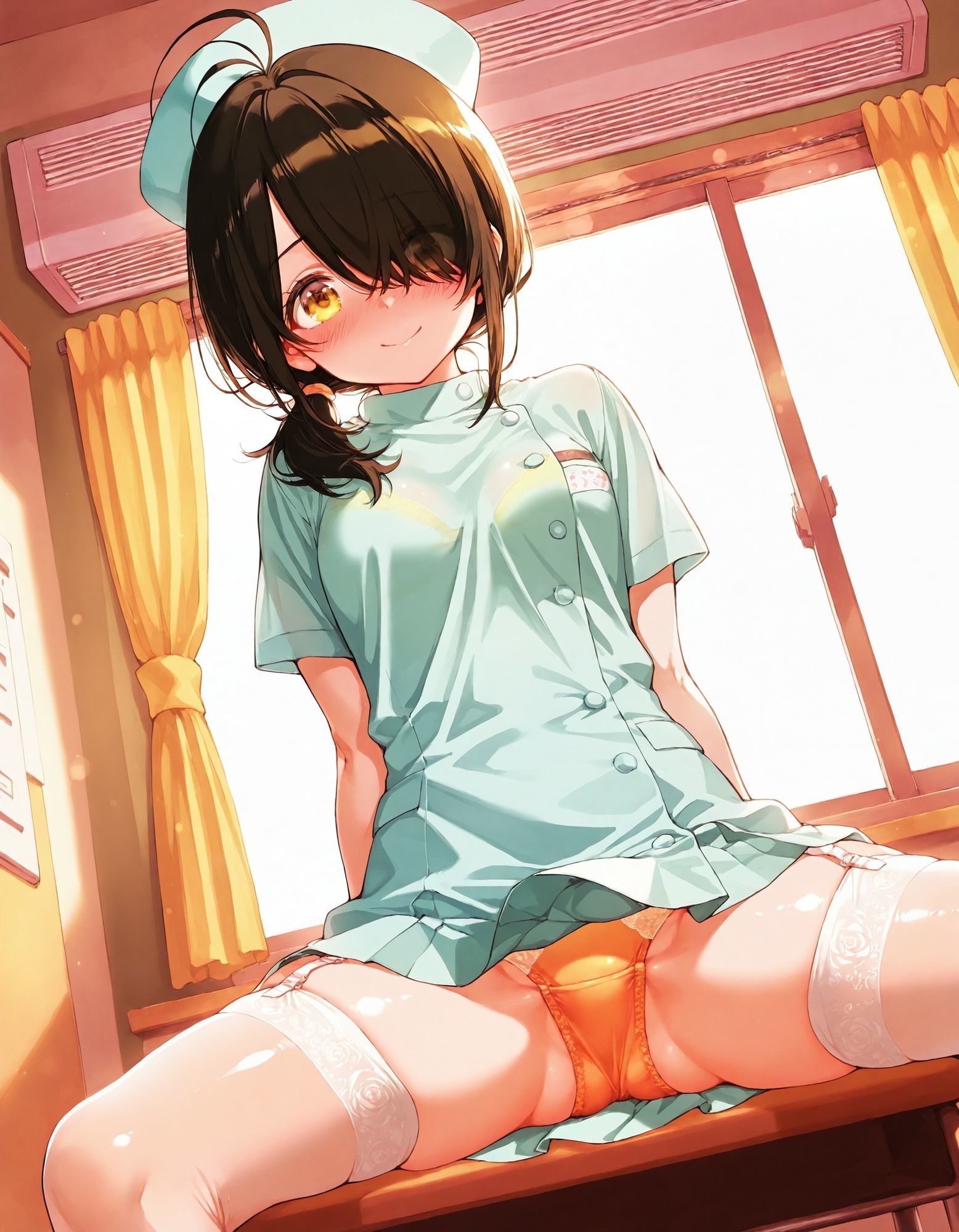 サンプル画像3:紫〇寺ことののパンチラ〜ナース服編〜(D.P.H.) [d_612606]