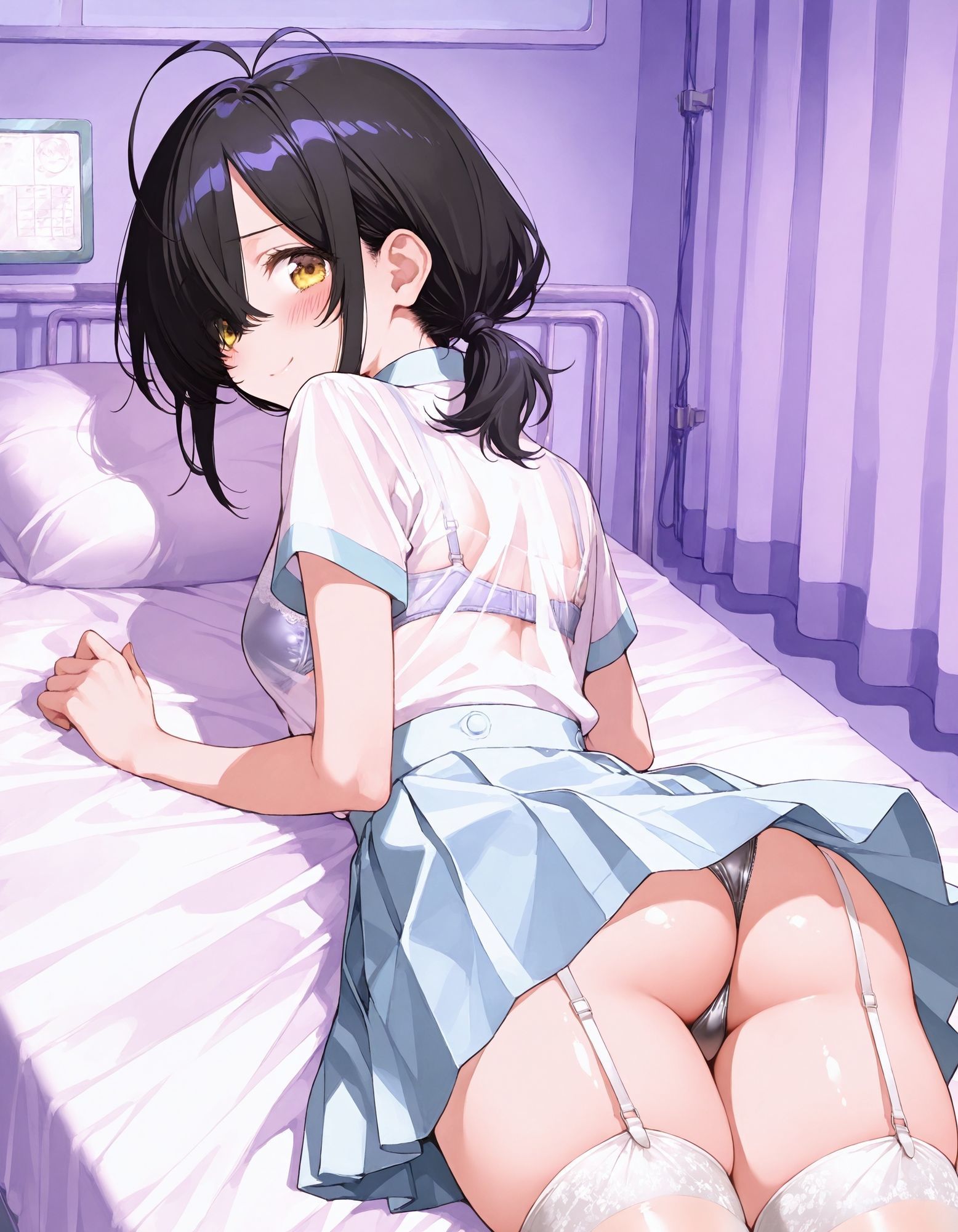 サンプル画像6:紫〇寺ことののパンチラ〜ナース服編〜(D.P.H.) [d_612606]