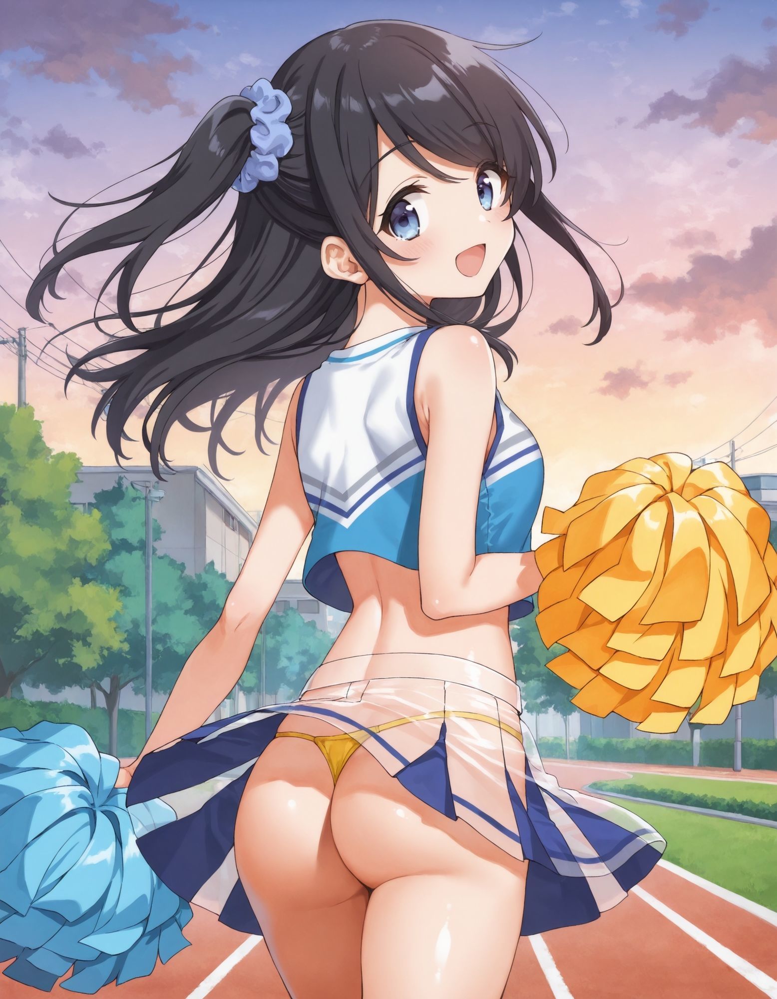 サンプル画像3:雨〇さつきのパンチラ〜チアガール編〜(D.P.H.) [d_612608]