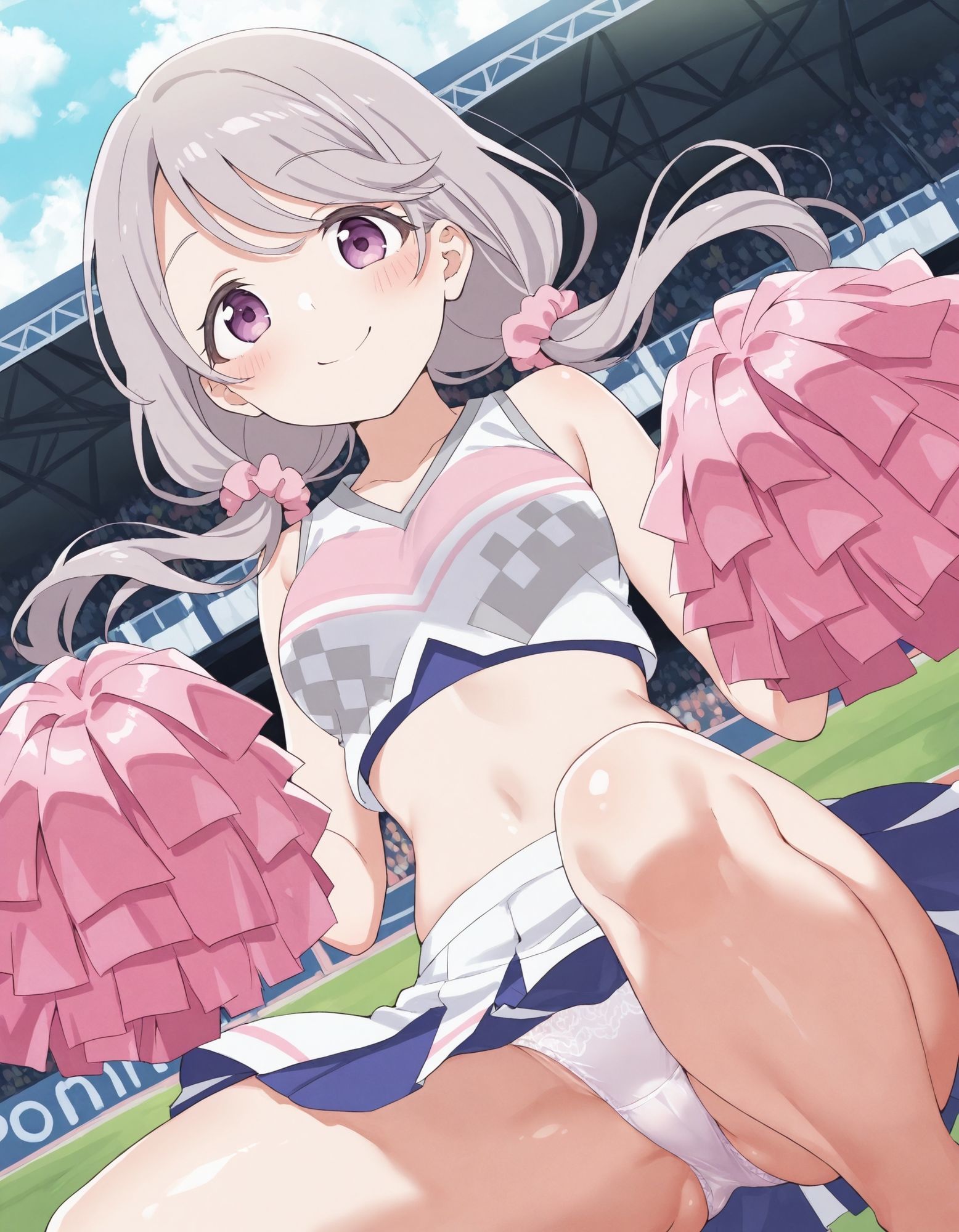 サンプル画像4:敷〇桜子のパンチラ〜チアガール編〜(D.P.H.) [d_612611]