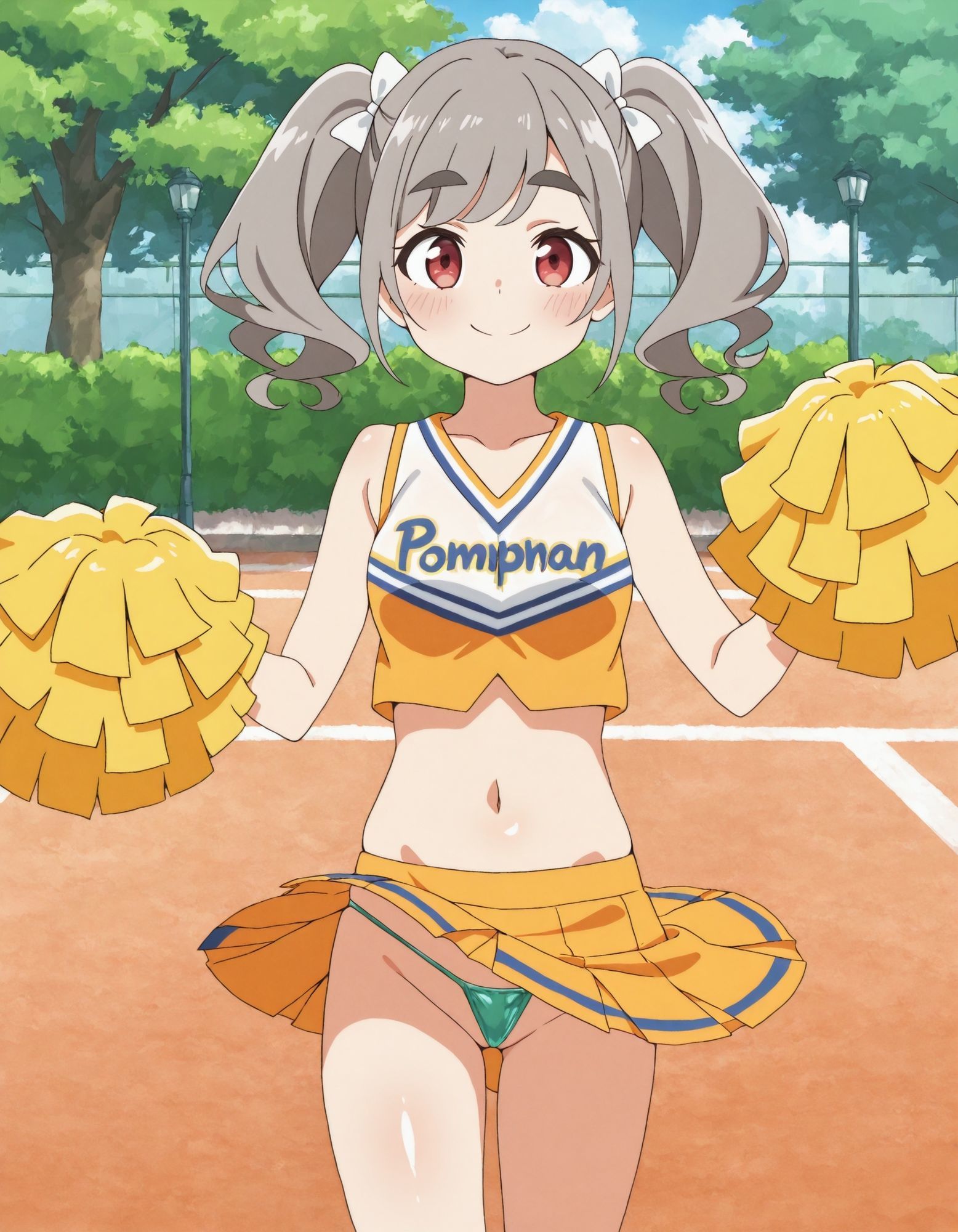 サンプル画像3:霧〇アンのパンチラ〜チアガール編〜(D.P.H.) [d_612614]