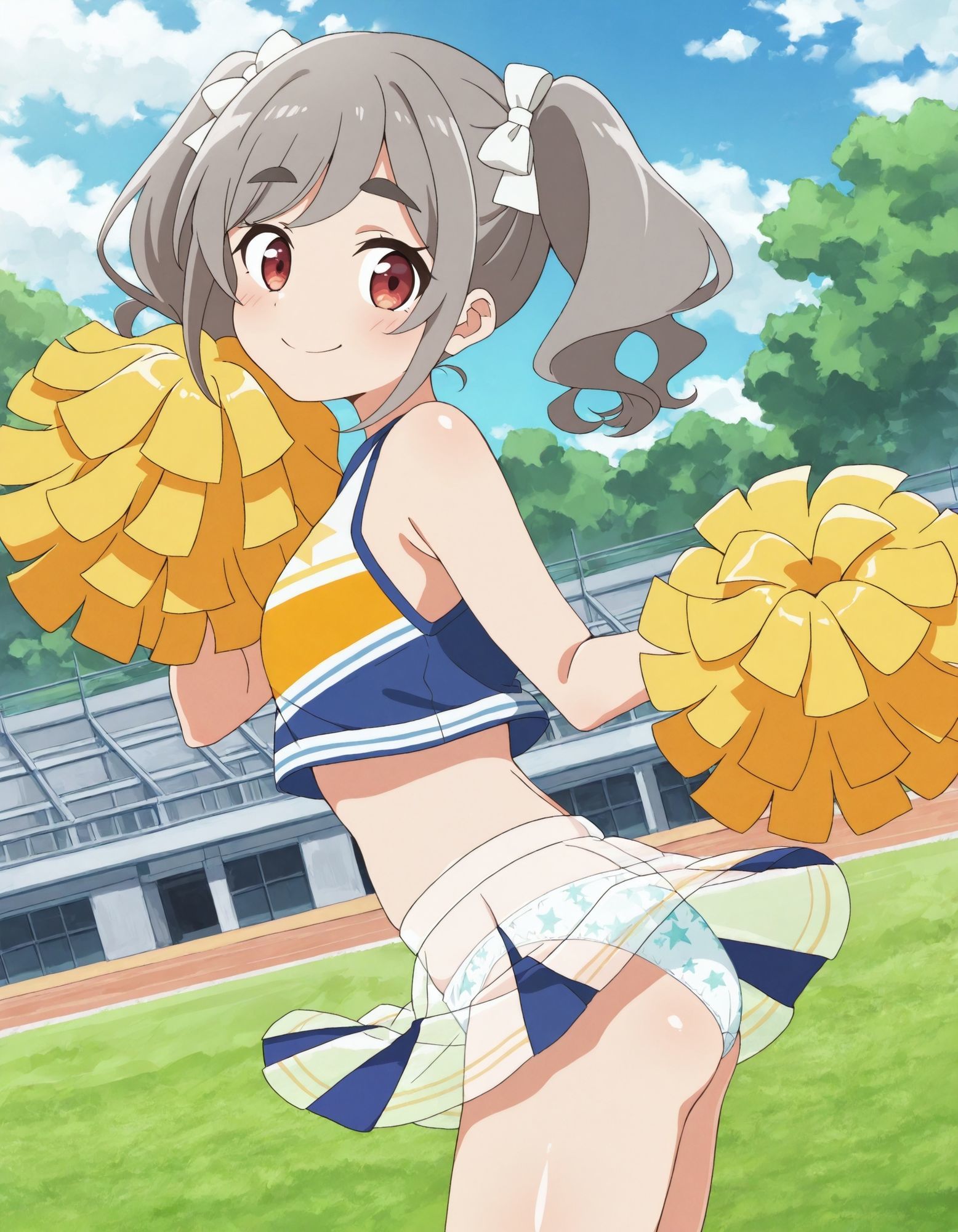 サンプル画像4:霧〇アンのパンチラ〜チアガール編〜(D.P.H.) [d_612614]