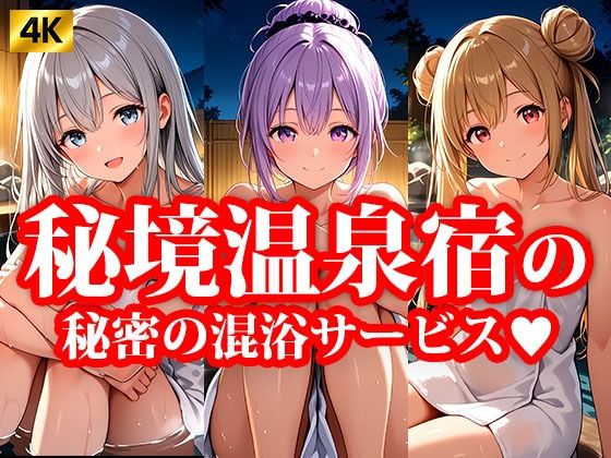 4Kイラスト 秘境温泉宿 秘密のえっちな混浴サービス