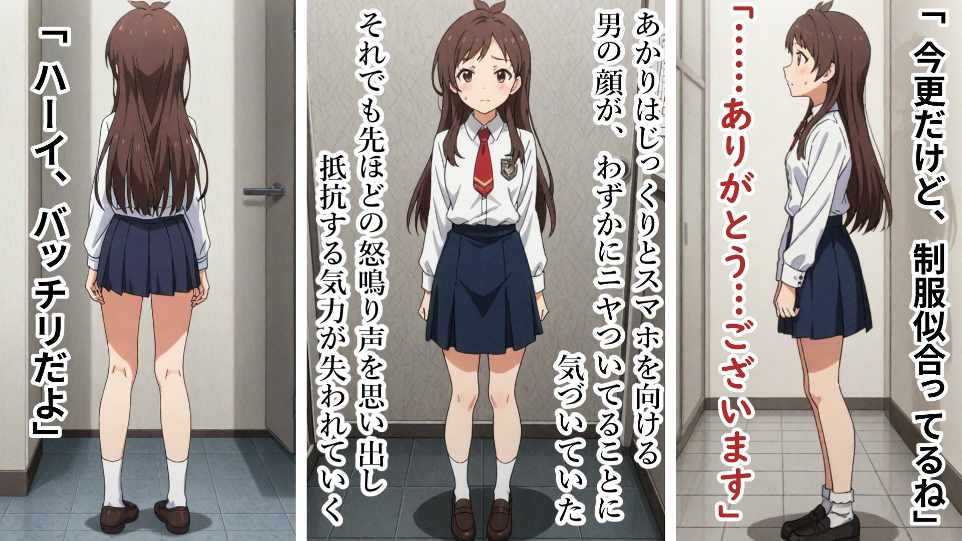 サンプル画像2:辻野あかりの万引き冤罪(張りぼて) [d_612786]