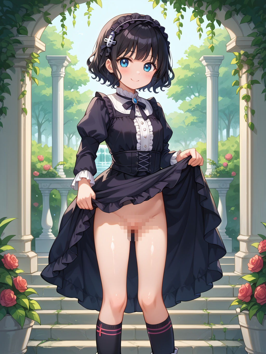 開脚つるぺた3  すじまんゴスロリ編 AI娘堂 エロ画像2