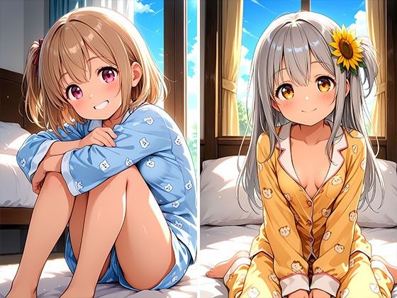 お泊りちっぱい美女達とえっちな朝活しちゃうお話 画像2
