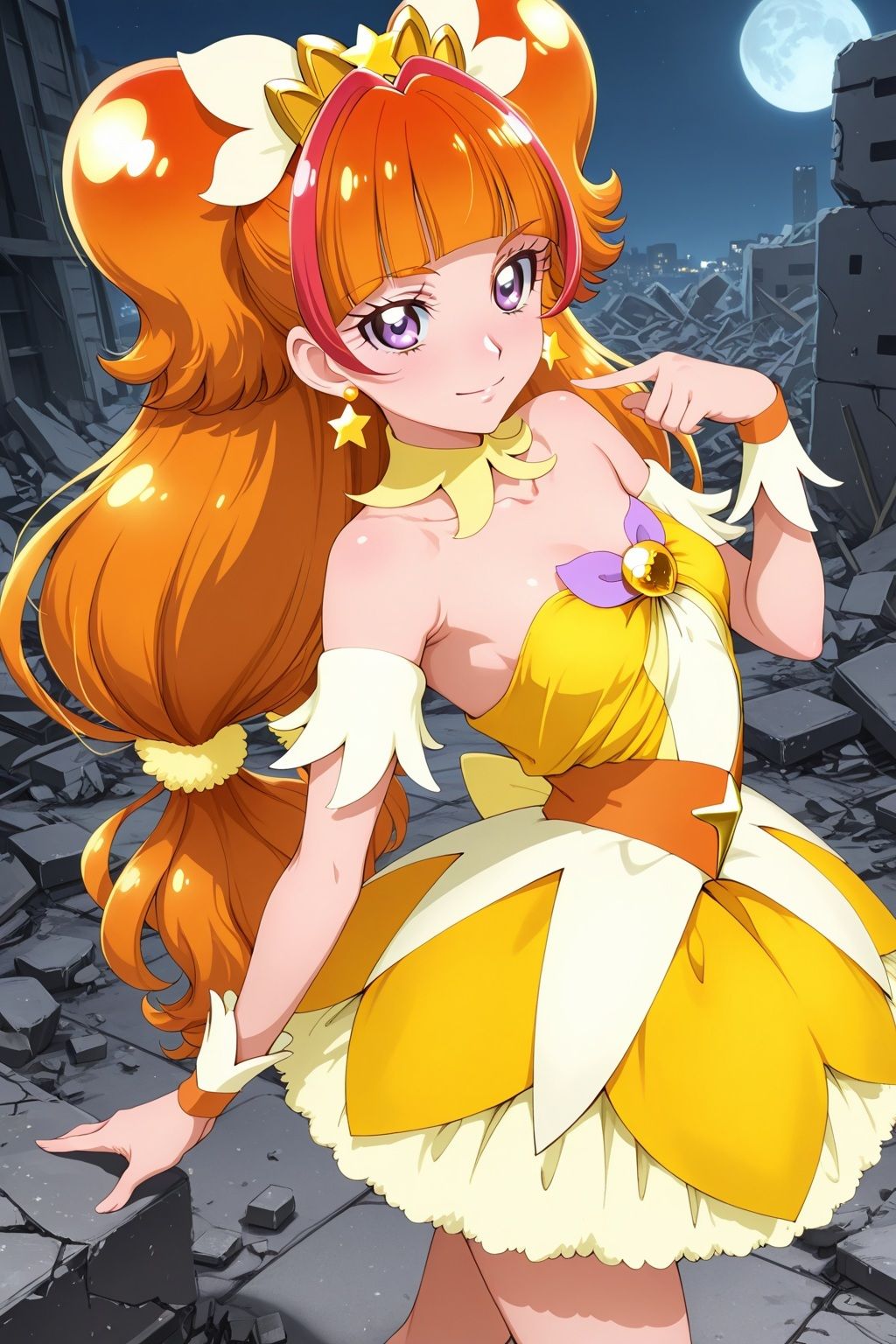 変身ヒロイン×辱 Go!プリンセスプ●キュア キュアトゥ●ンクル敗北初セックス 画像1