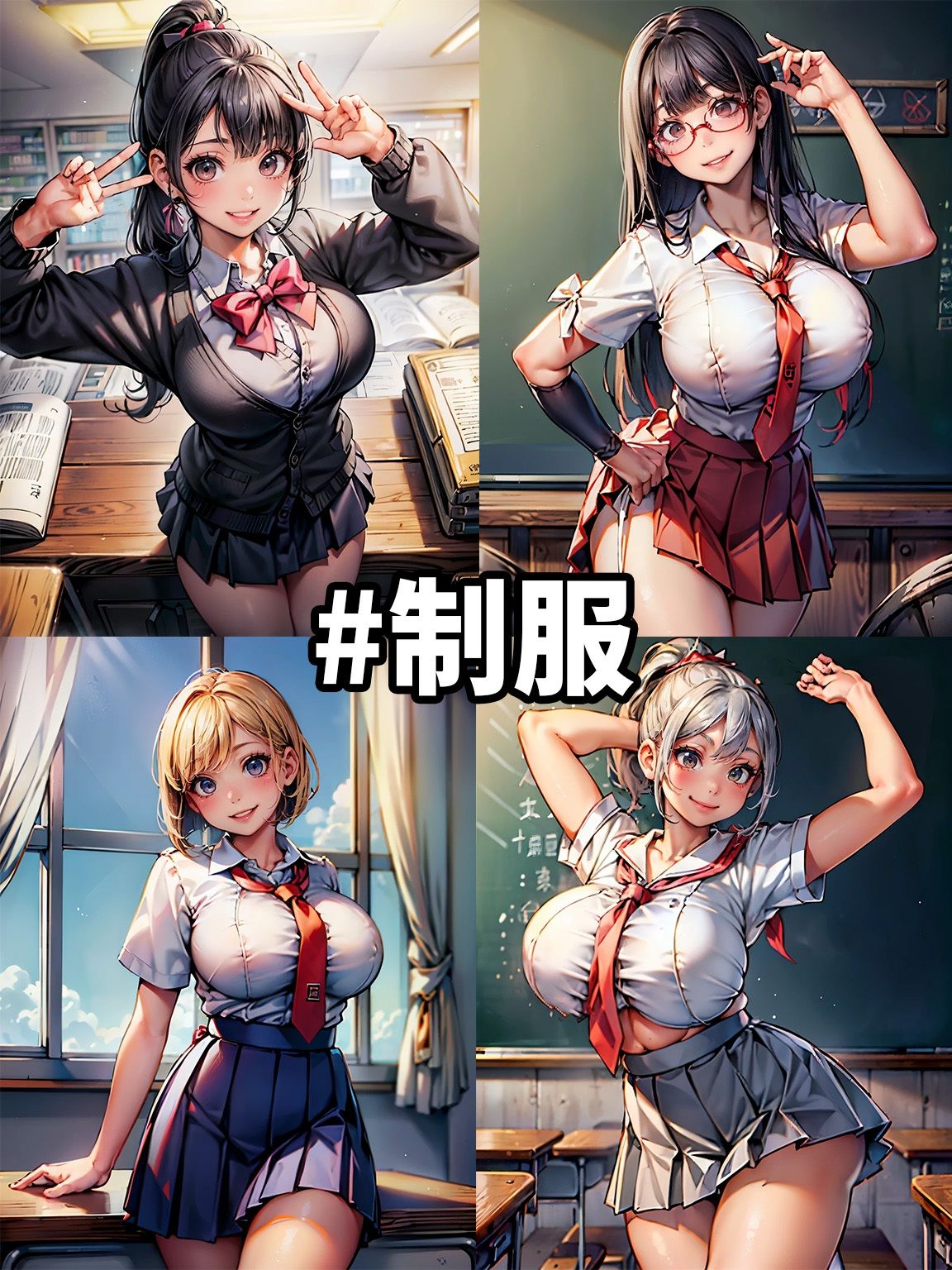 学園性活シリーズ【総集編】 画像1