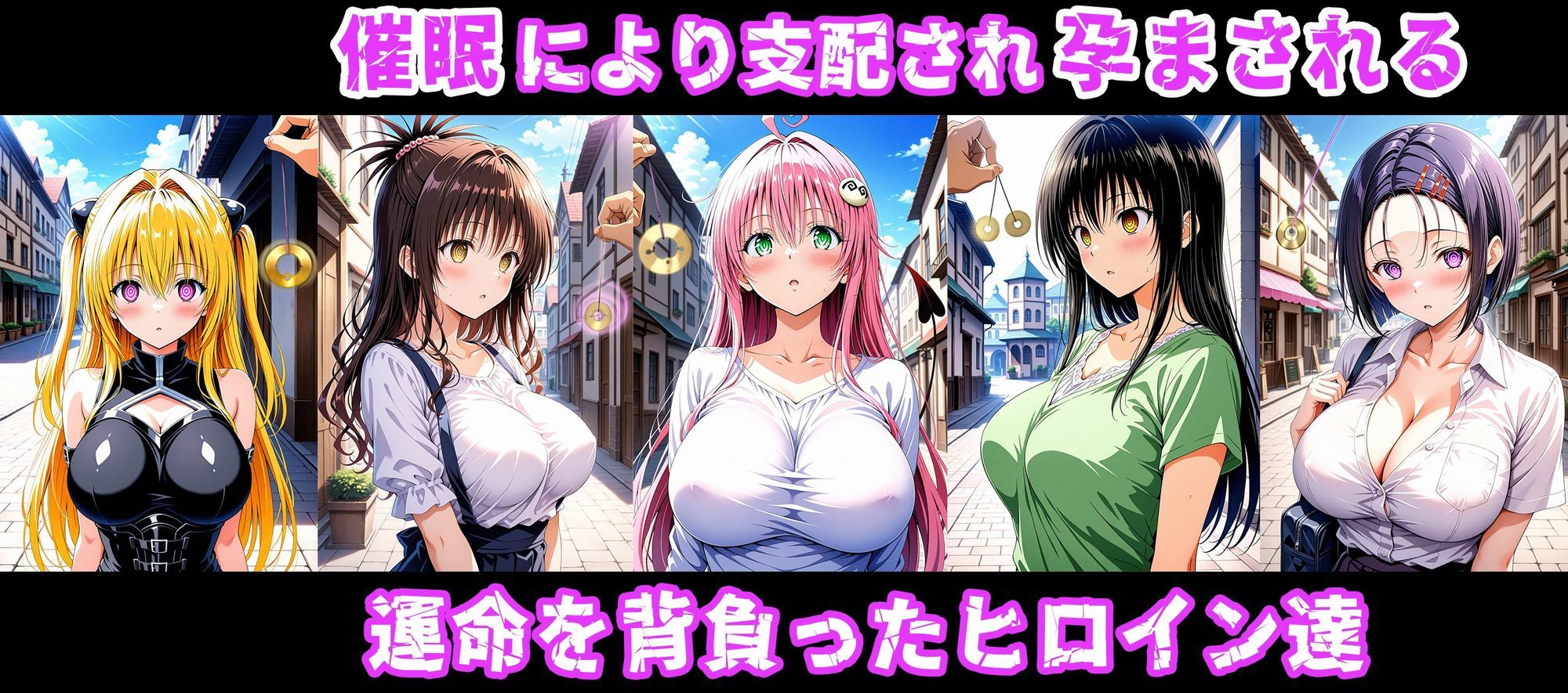 サンプル画像1:孕ませオナホ化契約 〜To●OVEる編〜(アニメ一本背負) [d_612983]