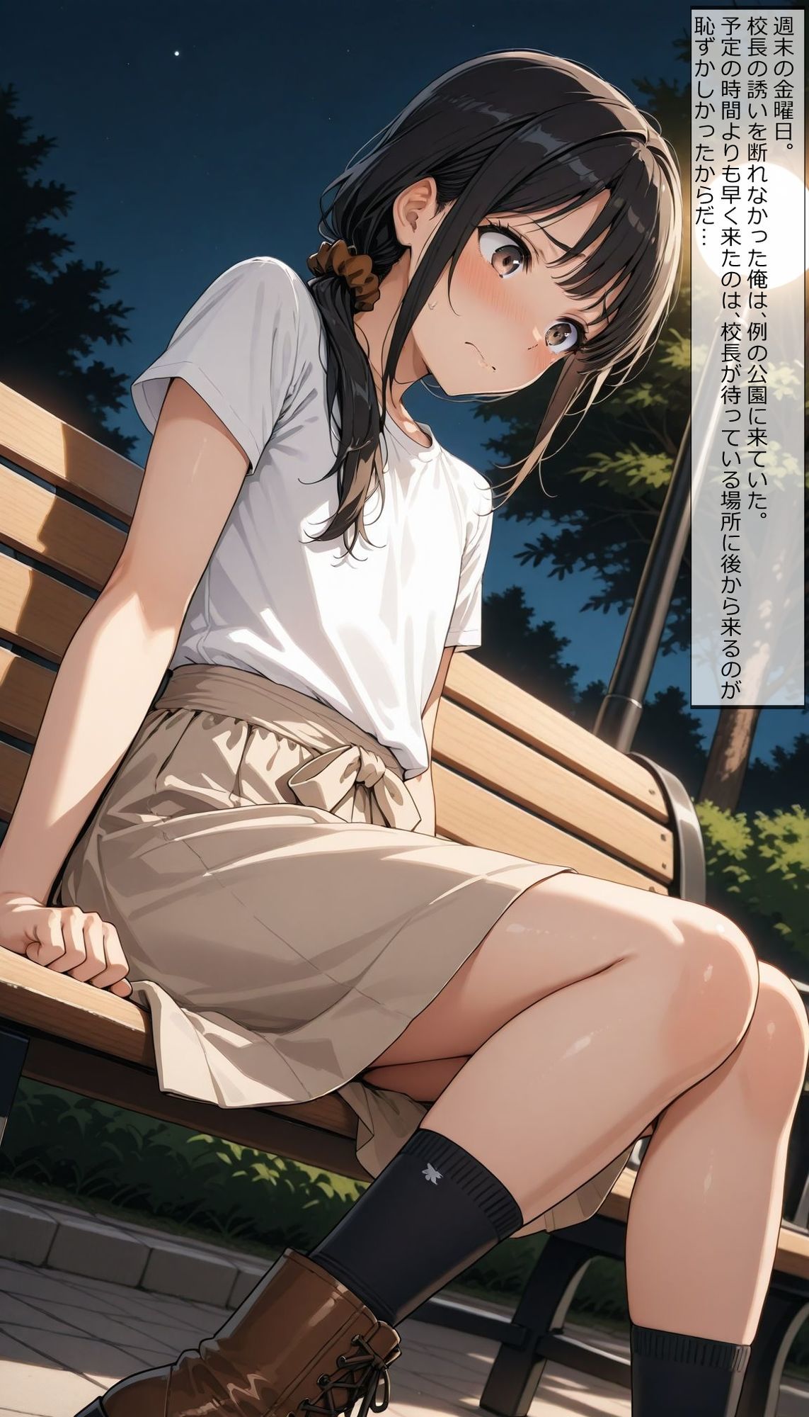 【女装】彩花の場合02 口でされるなんて… 画像1