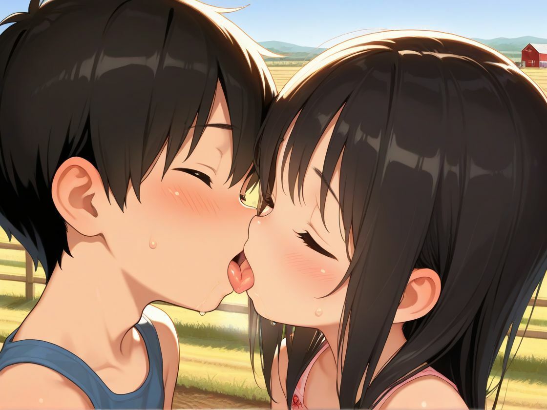 里帰りで出会った牧場の少女と初エッチ1