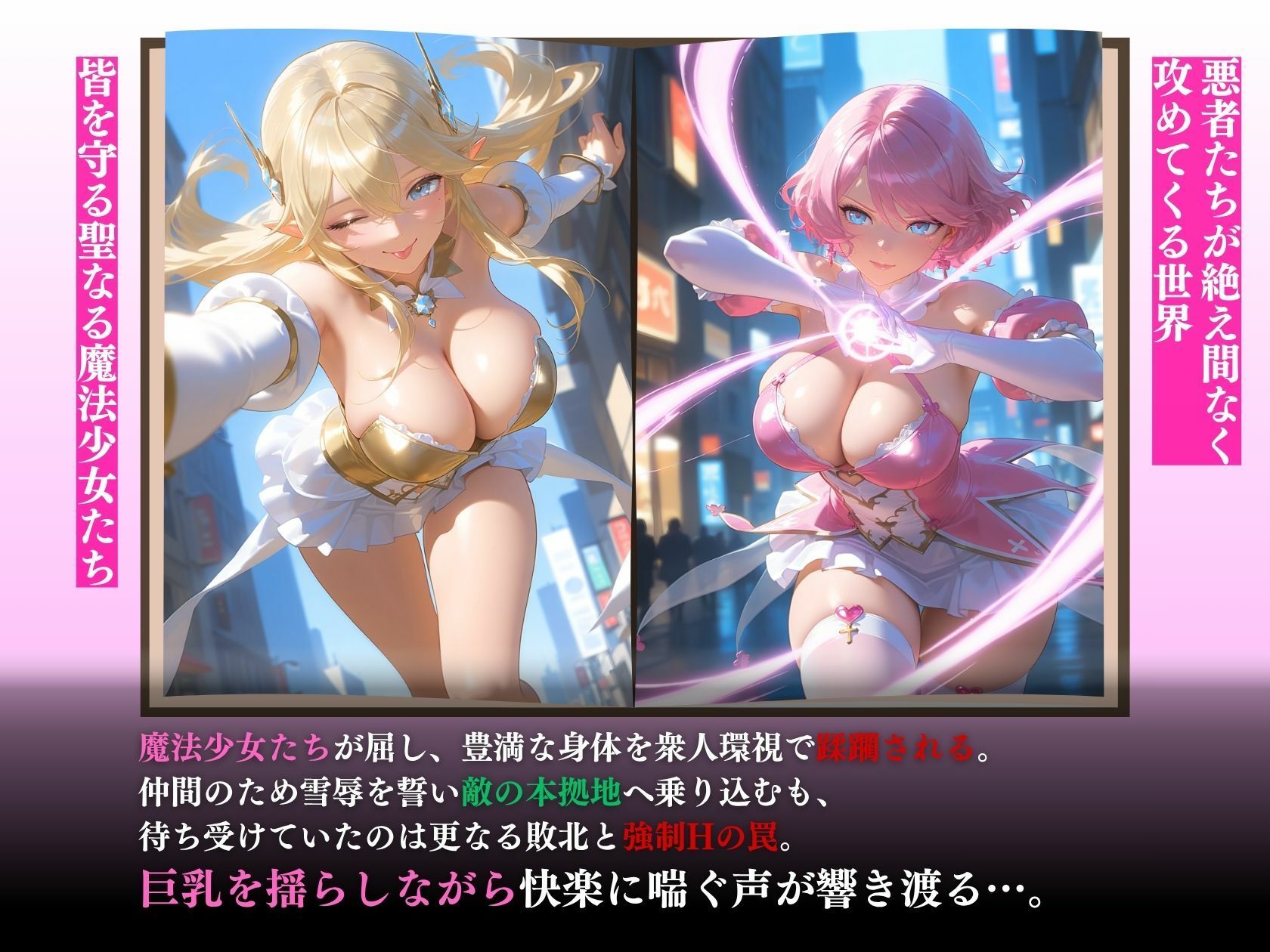 サンプル画像1:敗北魔法少女〜揺れる豊満果実〜(推し娘) [d_613054]